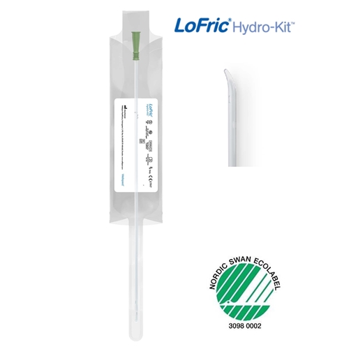 Tappningskateter LoFric Hydro – Ch18 40cm 1000ml Tiemann – 60 stk