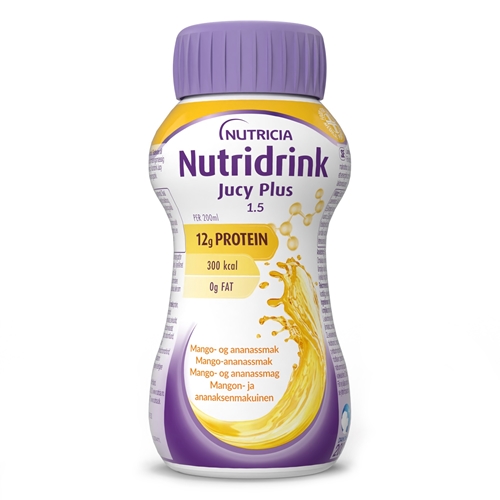 Nutridrink Jucy Plus – 4x200ml mango-ananas – 4 st