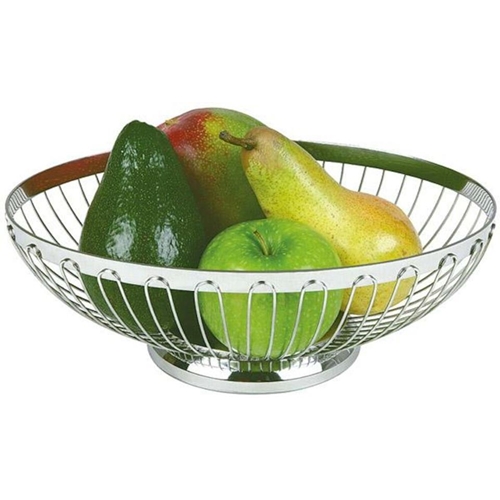 Bröd/fruktkorg – rostfri stapelbar d 25,5cm – 5 st