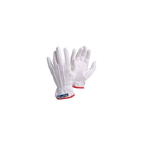 Håndske trikot pvc-knopper hvid – Small – 12 par