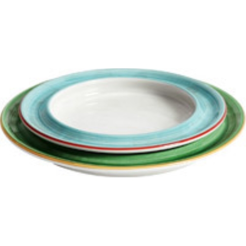 Rio tallrik pet-emot-tallrik – 21,5cm blå – 6 st