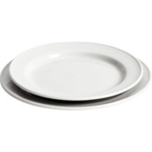 Simplicity tallrik flat – Ø20cm vit – 12 st
