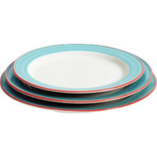 Rio tallrik flat – 23cm blå – 12 st