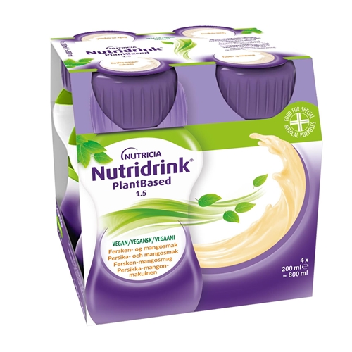Nutridrink Plantbased – 4x200ml MangoPassionsfrukt – 4 st