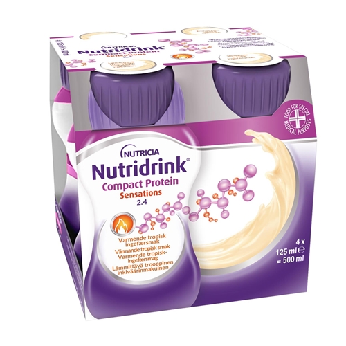 Nutridrink Compact Protein – 4x125ml VärmandeTrop.Ingefära – 4 st