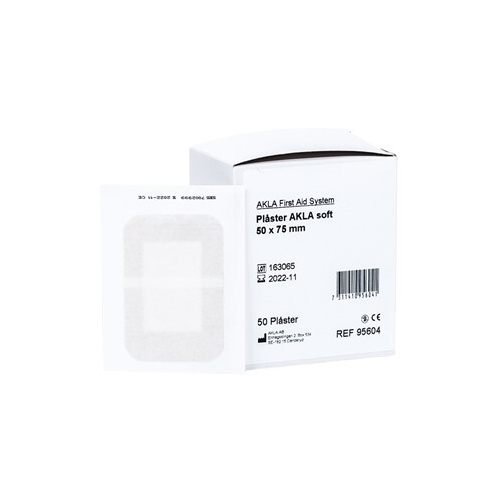 Plāksteris neausts Akla Soft – 5×7,5cm bēšs – 50 gab