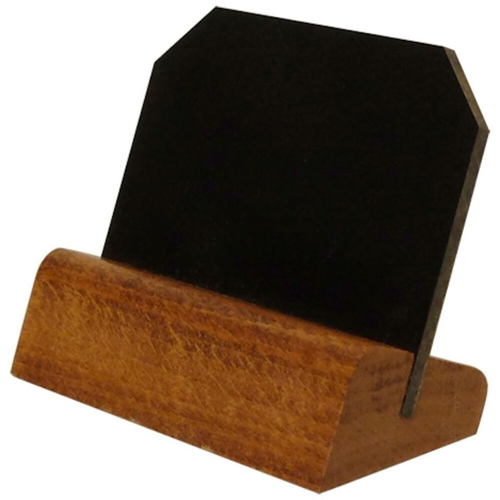 Bordsskylt – griffel/mahogny – 10 st