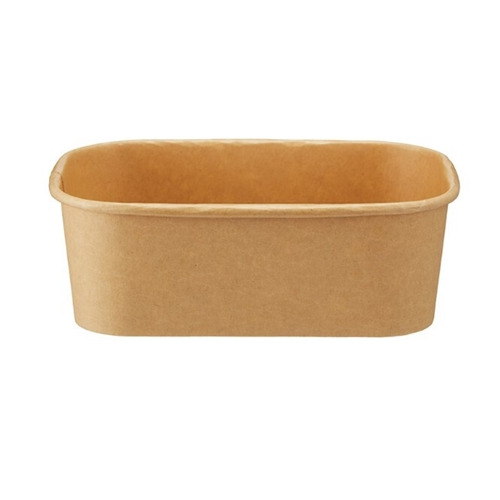 Mikroformas papīrs DeliQ – 750ml 172x120x58mm brūns – 50 gab.