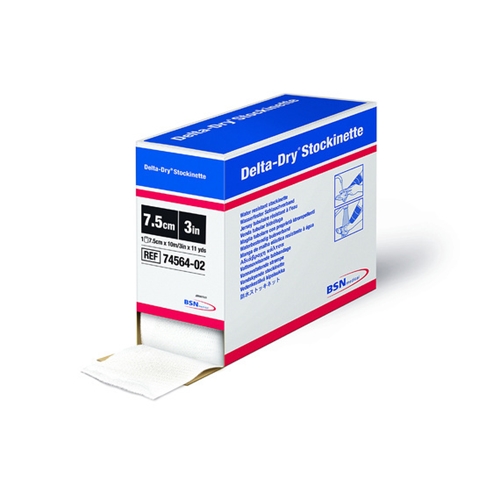 Polsterstrumpf Delta Dry – 7,5 cm x 10 m Schlauchverband
