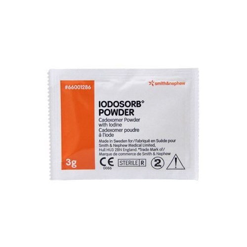 Jodpudder Iodosorb – 3gx7st pr. fp – 7 st