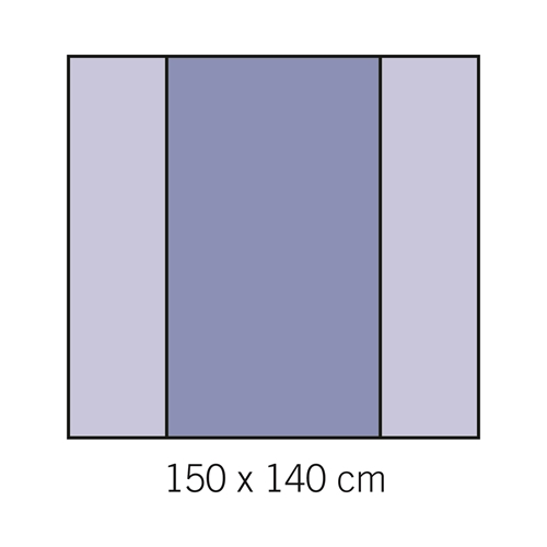 Instrumentbordslagen Evercare – 140x150cm – 64 stk