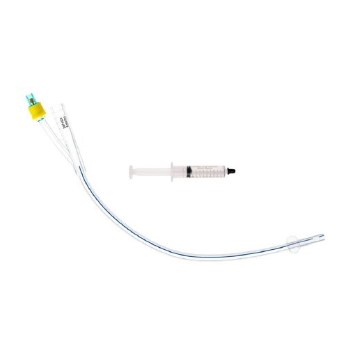 Suprapubiskais katetrs UnoQuip – 5 ml ch12 40 cm centrālais caurums silikons – 5 gab.