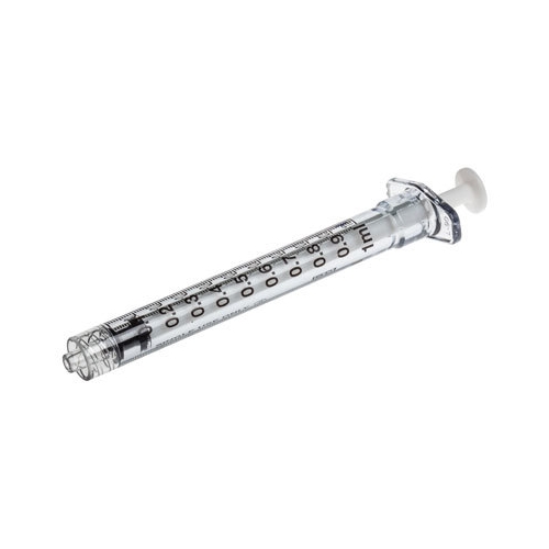 Spruta luerlock 3kompPlastipak – 1ml grad 0,01ml centrerad – 100 st