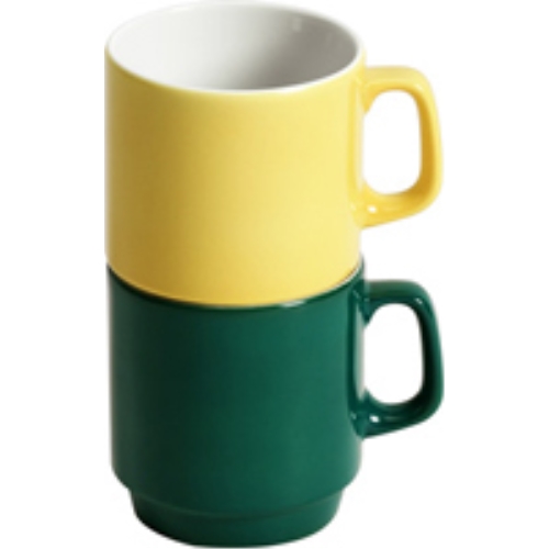Mugg stapelbar – 22cl gul Bauscher – 12 st
