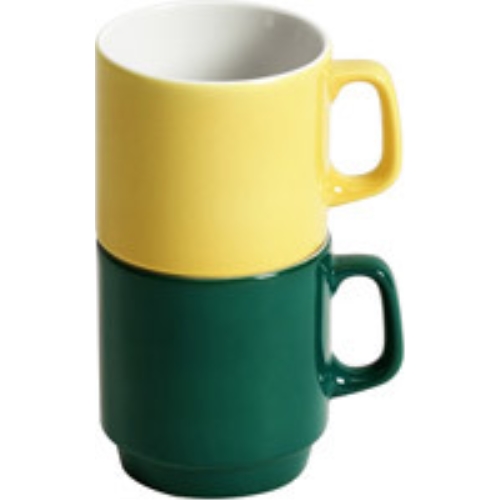 Mugg stapelbar – 22cl petrol Bauscher – 12 st