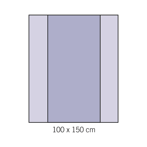 Instrumentbordslagen evercare – 100x150cm – 72 stk