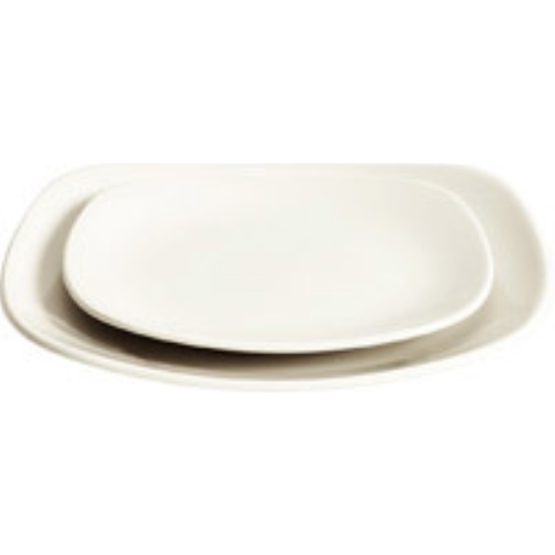 Quadro tallrik flat – 18cm vit Steelite – 36 st