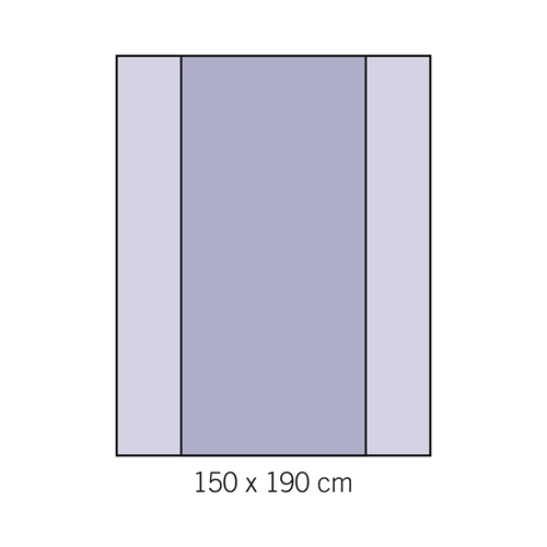 Instrumentbordslagen Evercare – 150x190cm – 60 stk