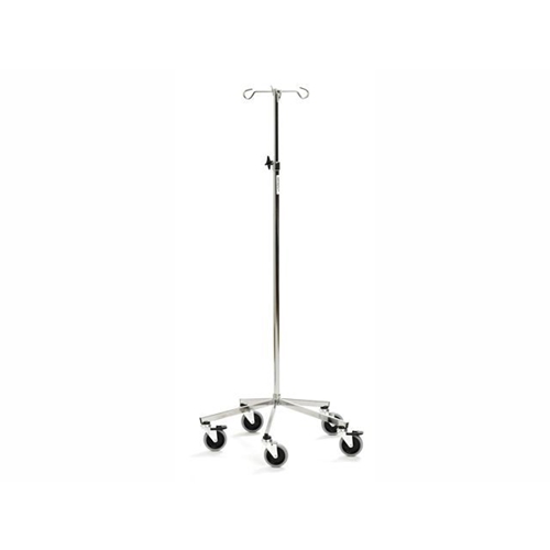 Infusionsstativ 4 kroge – 5 hjul H133-225cm