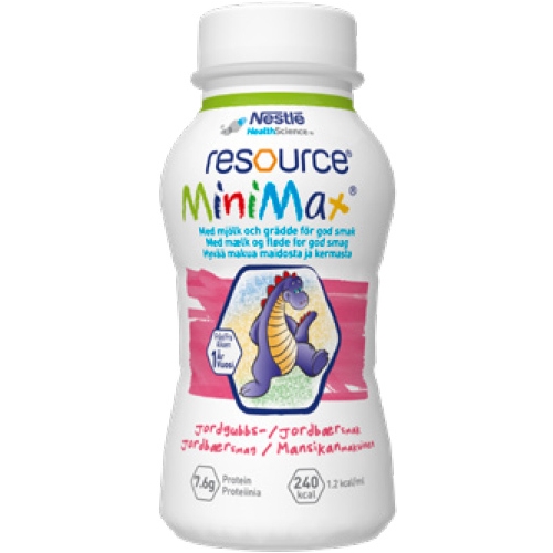 Resource MiniMax – 2x200ml jordgubb – 2 st