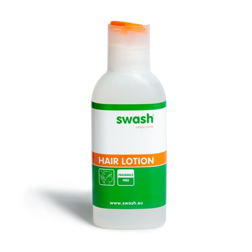 Hårvask Swash hår lotion – 100ml uparfumeret – 14 stk