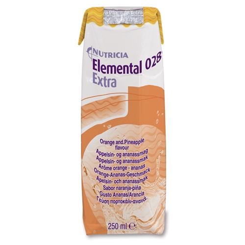 Elemental 028 Extra Liquid – 18x250ml apelsin/ananas – 18 st