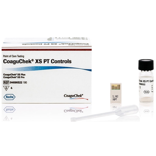 Kontrolløsning CoaguChek XS PT Control – 4 testere KØLEVARER – 4 stk