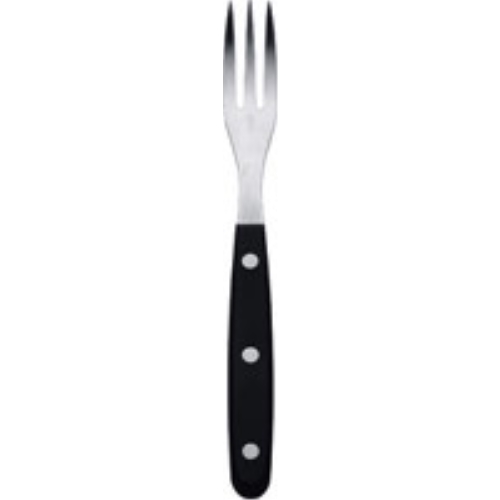 Stekgaffel svart skaft – 19,5cm – 12 st
