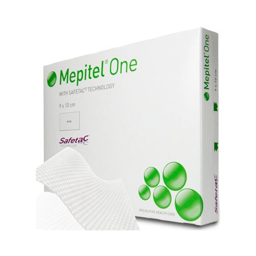 Silikona komprese Mepitel One – 17×25 cm – 5 gab