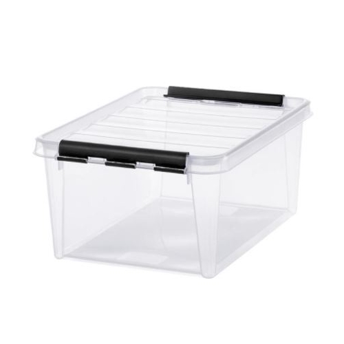 Förvaringsbox plast SmartStore – 14L 40x30x18cm transp m lock