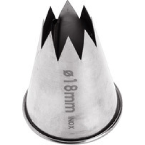 Stjärntyll nr18 rostfri – 18mm B