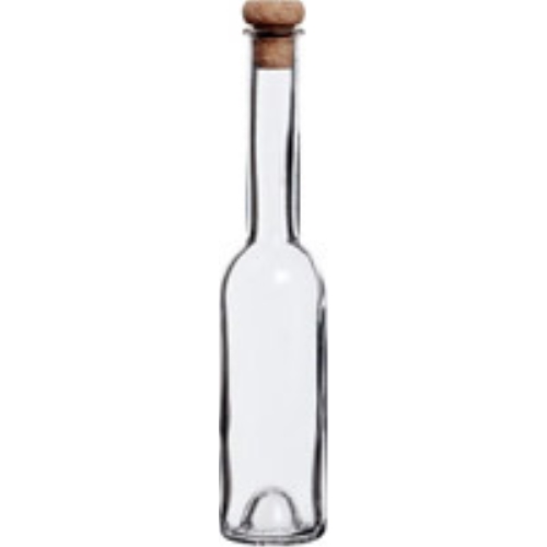 Flaska smal låg glas 0.2L – M
