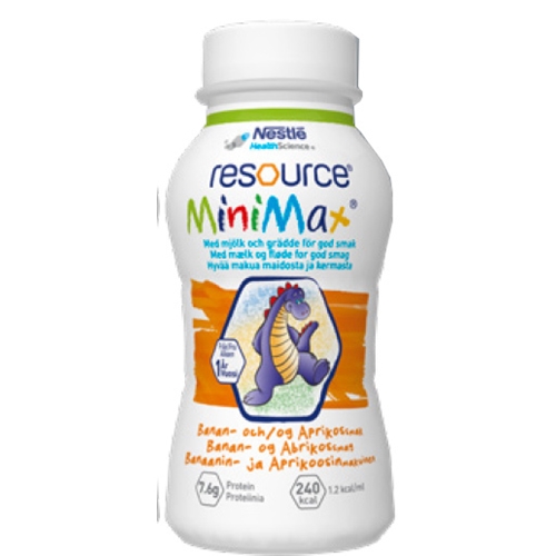 Resource MiniMax – 2x200ml banan/aprikos – 2 st