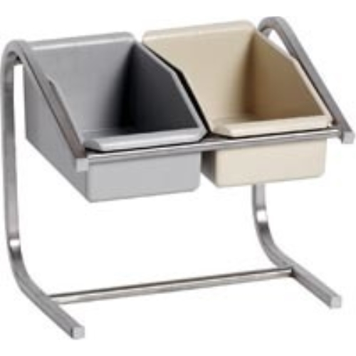 Besticklåda plast – 16x29x13cm beige