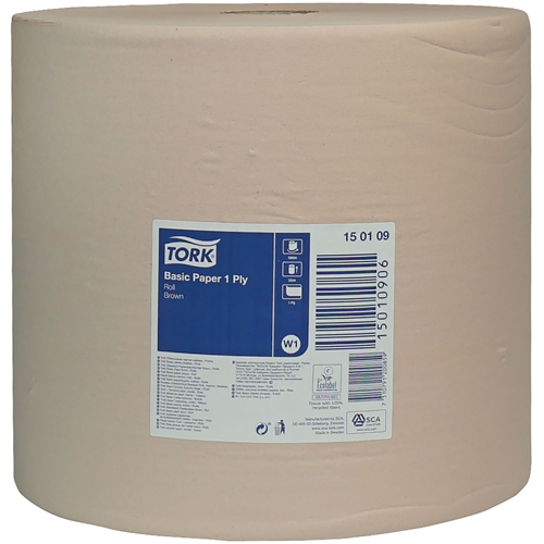 Tork Basic 1-L W1 paberrull 0,33x1000m pruun