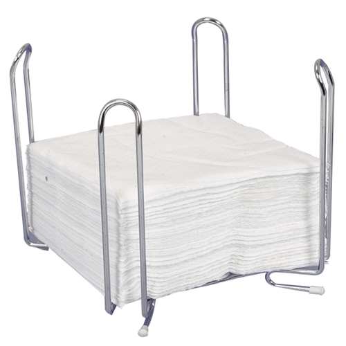 Servettställ för servett 33x33cm – krom