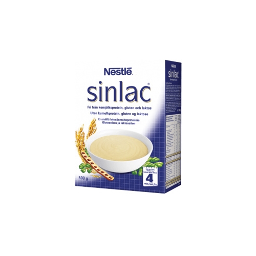 Sinlac Specialgrød – 1x500g fra 4 måneder – 6 stk