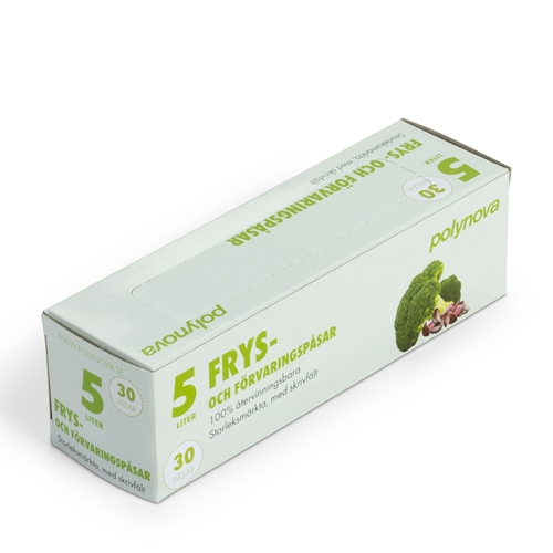 Saldēšanas maisiņš HD – 5L 150/120x500mm 15my – 30 gab