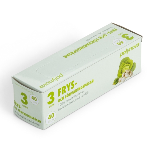 Saldēšanas maisiņš HD – 3L 150/100x400mm 15my – 40 gab