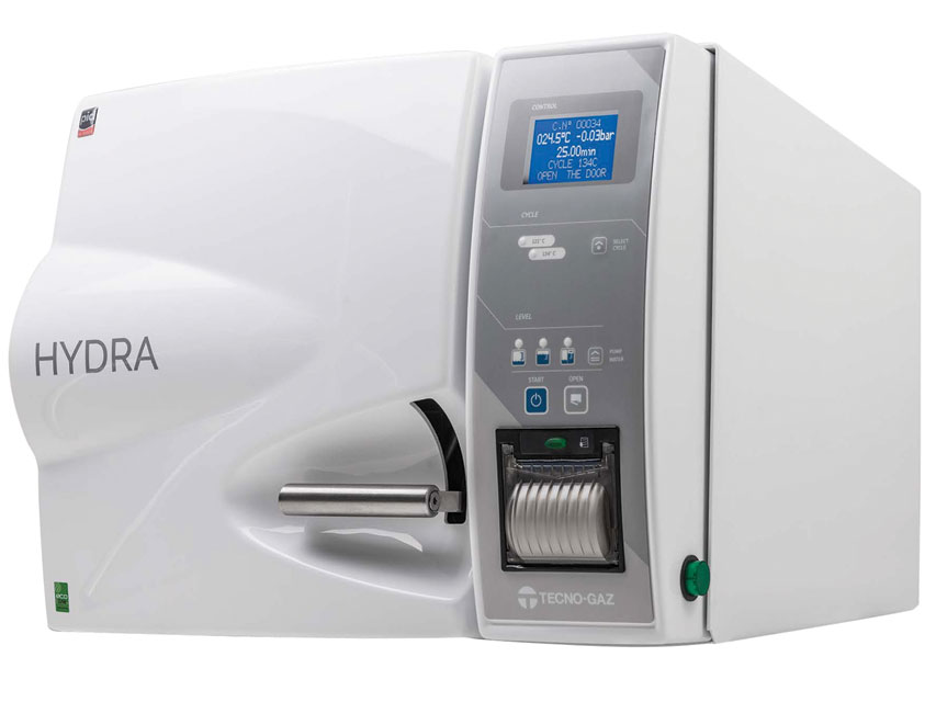 Hydra Evo autoklāvs ar printeri – 15 litri – 230V