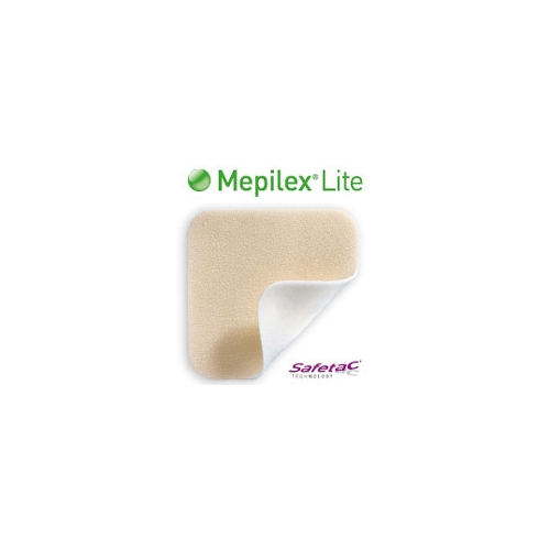 Plāns silikona putas pārsējs Mepilex L – 6×8,5cm Lite – 5 gab.