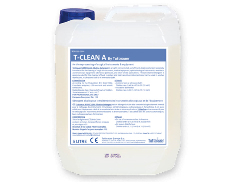 Tuttnauer T-Clean A Sārmainais Tīrīšanas Līdzeklis – 5 l