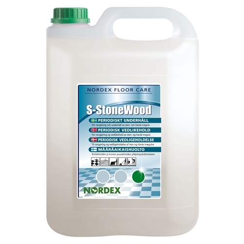 Grīdas kopšanas līdzeklis mazgāšanas vasks – 5L S-Stonewood – 3 gab