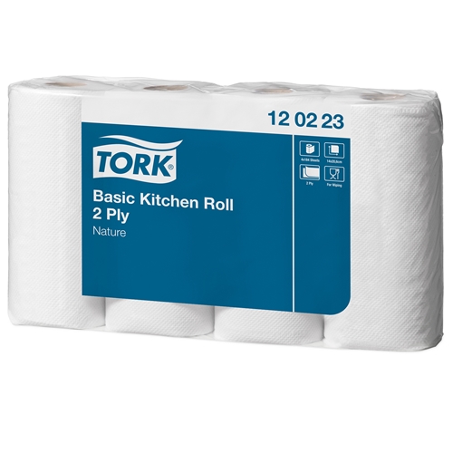 Husholdningspapir 2-L – 26,4m 0,22kg Tork Universal – 4 stk