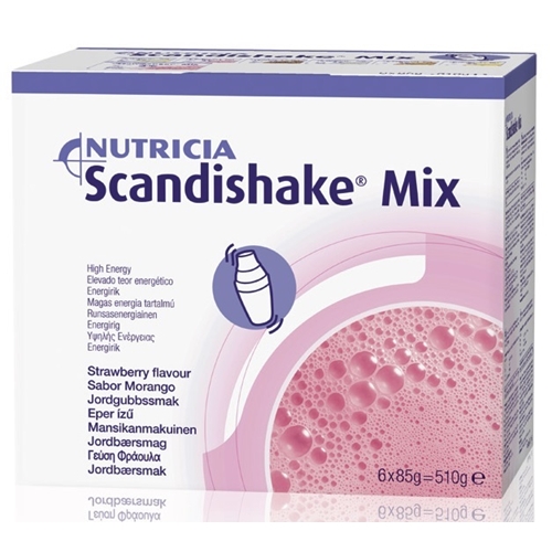 Scandishake Mix – 6x85g jordgubb – 6 st