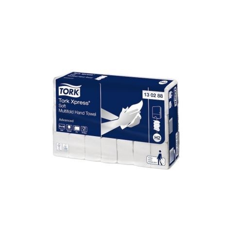 Papīra dvielis 2-slāņu multifold – Tork Xpress mīksts 21,3x32cm – 2856 gab.