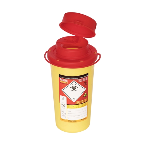 Konteineris SafeBox – 0,5L UN ar etiķeti