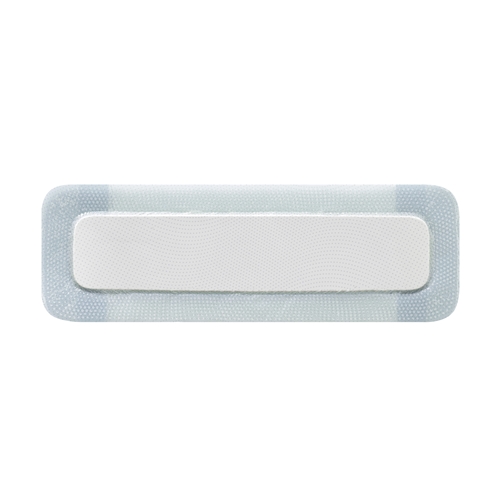 Silikona putu pārsējs Biatain Silicone – 10x30cm ar apmali – 5 gab