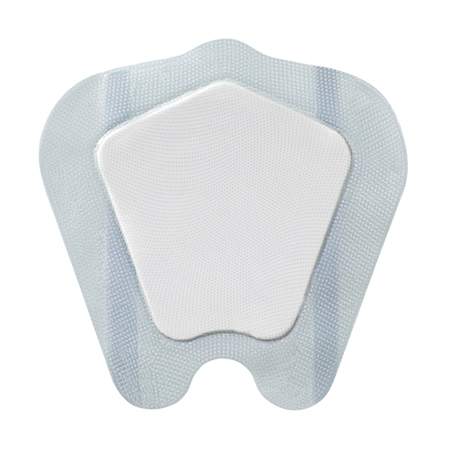 Silikona putu pārsējs Biatain Silicone – 25x25cm Sakrālais ar apmali – 5 gab.