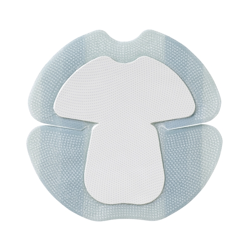 Silikona putu pārsējs Biatain Silicone – 18x18cm papēža mala – 5 gab.